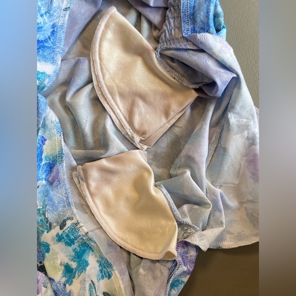 St. Michael 80s Vintage Watercolour Belted Shirt Dress, 3/4 Sleeves, size 12 - Picture 12 of 16